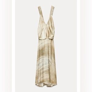 Zara printed dress zw collection
